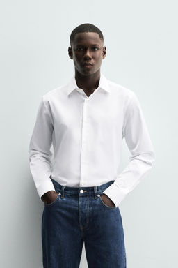 CAMISA REGULAR FIT / Blanco - Zara фото 2