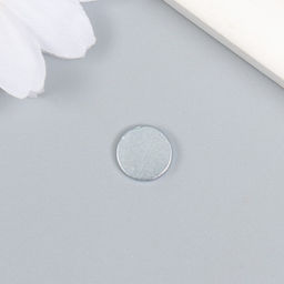 Цена за 100 шт. Магнит технический неодимовый (магнитит на обе стороны), серебристый, 10×2 мм