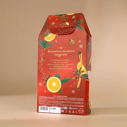 Новогодний подарочный набор косметики Уютные мгновения: гель для душа 300 мл и мист для тела 88 мл, URAL LAB