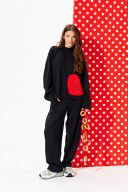 костюм женский 2-х предметный (джемпер + брюки) - Elletto фото 9