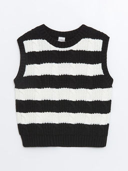 Bisiklet Yaka K?z ?ocuk Triko S?veter