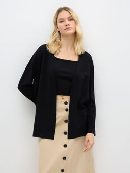 Conso/KCL 240719 - black Кардиган женский