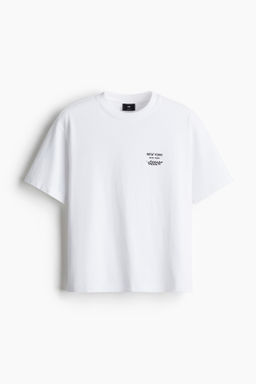 Camiseta con motivo estampado Loose Fit - H&m фото 4