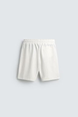 BERMUDA JOGGER ESTRUCTURA / Blanco roto - Zara фото 7