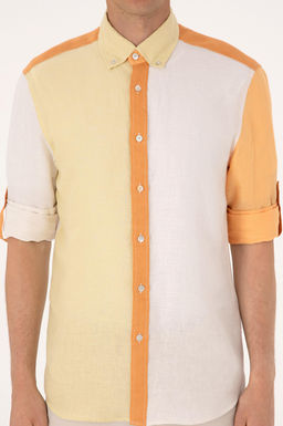 Erkek Turuncu Uzun Kollu G_mlek - U.s. polo assn фото 6