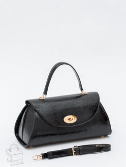 Сумка женская кожаная 1043L black Polina&Eiterou