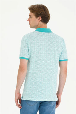 Мужская мятная футболка-поло Неожиданная скидка в корзине - U.s. polo assn фото 5