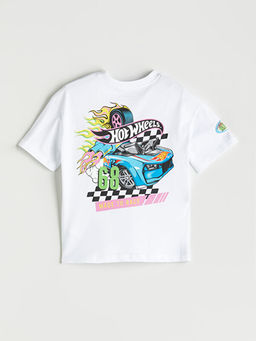 Hot Wheels Bask?l? Erkek ?ocuk Ti??rt