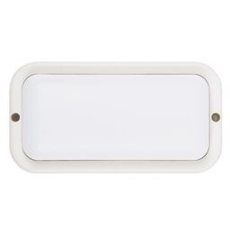 ULW-Q228 12W/4000K IP65 WHITE Светильник светодиодный влагозащищенный. Прямоугольник. Белый свет (4000K). 160?85?35мм. Корпус белый. ТМ Volpe