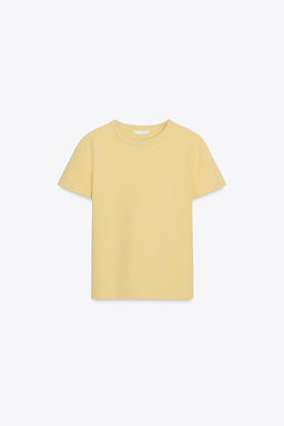 SHORT SLEEVE INTERLOCK T-SHIRT - Zara фото 3