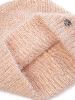 Шапка жен. пух норки+шелк+нейл LB-BR55032 l.pink - Labbra фото 4