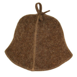 Колпак для бани серый, РУССКИЙ ВОЙЛОК, 100% наша шерсть - Добропаровъ фото 2