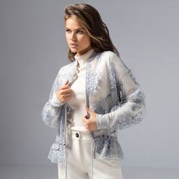 Бомбер с вышивкой, Роскошное решение (new) - Charutti фото 6