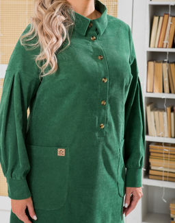 Платье 1374 из эластичного микровельвета - Novita фото 16