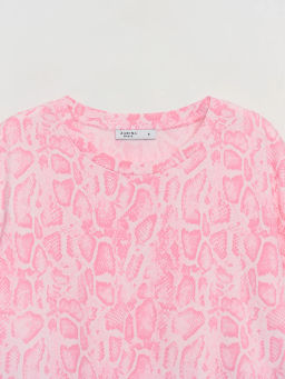 Футболка из хлопка с принтом / Zarina  фото 9