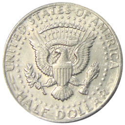 Монета 1/2 доллара (50 центов) 1974 года США