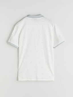 Polo Yaka Desenli Pike Erkek Ti??rt