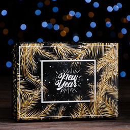 Цена за 5 шт. Подарочная коробка сборная Сияние, 21 х 15 х 5,7 см