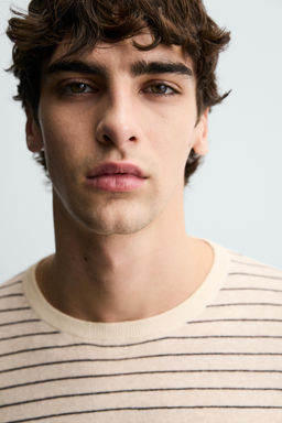 JERSEY RAYAS LINO - ALGOD?N / Crudo - Zara фото 6