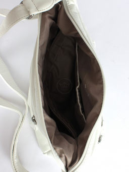 Сумка женская искусственная кожа Guecca-119, 1отд+кар/пер, плеч/ремень, белый SALE 264094 - Adelia фото 7