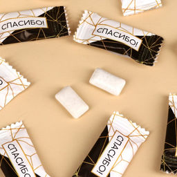 Цена за 50 шт. Жевательная резинка Спасибо, что вы с нами, 68 г ( 50 шт по 1,36 г).