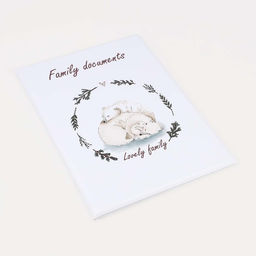 Папка для семейных документов,1 комплект, цвет белый