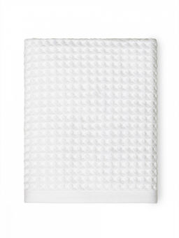 Полотенце для лица 50x90 белый вафельное полотно