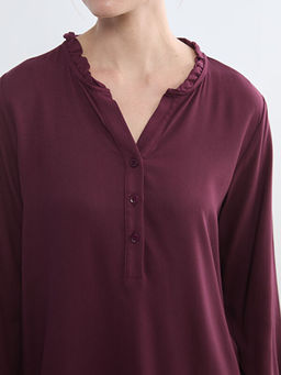 F?rf?rl? Ka??k Yaka Bluz