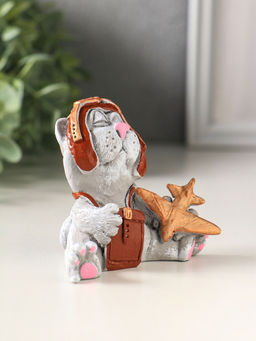Фигурка полистоун «Кот летчик», 6.3×8.7×7.5 см
