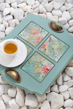 Заготовка для декорирования Love2art OLIV Плитка для декорирования МДФ 10 х 10 х 0.5 см №15 (лавровый лист)