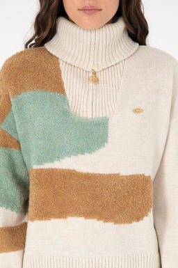 Женский кремовый свитер Неожиданная скидка в корзине - U.s. polo assn фото 13