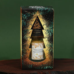 Набор свечей ароматических «Новогоднего исполнения желаний», ваниль, 9.4×17.8×5.4 см