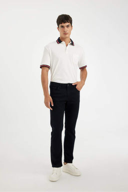 New Regular Fit K?sa Kollu Polo Tisort - Defacto фото 3