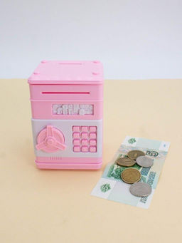 Копилка-сейф электронная "Mailbox", pink (11x8 см)