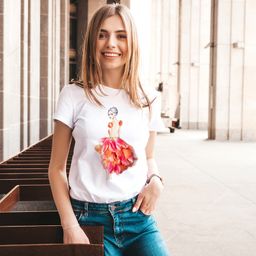 Эксклюзивная футболка Yana Pletneva упаковка плотный Zip пакет!