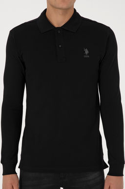 Erkek Siyah Basic Sweatshirt - U.s. polo assn фото 6