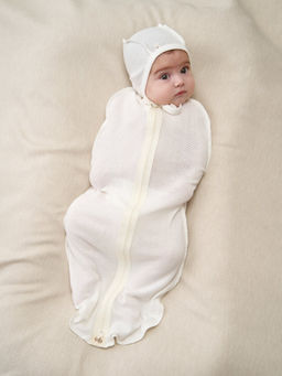 Пеленка-кокон Молоко из ажурного хлопка 0+ - Bungly фото 11