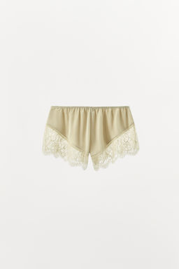 SATIN LACE SHORTS LIMITED EDITION - Zara фото 2