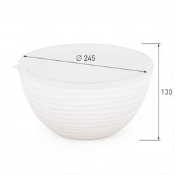 Цена за 2 шт. Чаша "Оазис" 4л (с крышкой) (белый) М8404