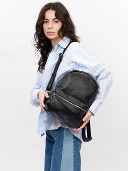 LACCOMA рюкзак Скарлет-Н2005-черный эко кожа хлопок