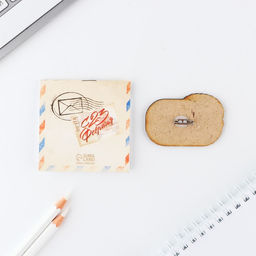 Цена за 2 шт. Подарочный набор, блокнот и значок С 23 февраля - Artfox фото 3