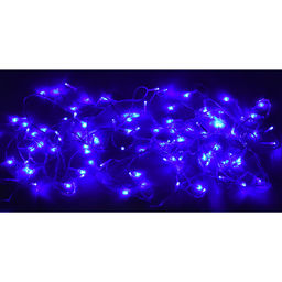 Электрогирлянда 9м, 100 ламп, синий