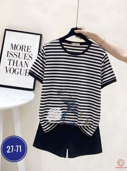 Футболка женская в полоску - Bruno фото 2