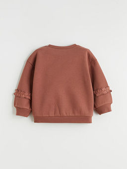 Ay? Teddy Bask?l? K?z ?ocuk Sweatshirt