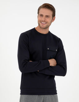 Lacivert Regular Fit Sweatshirt - Pierre cardin фото 3