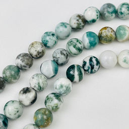 Бусины для украшений из Мохового агата