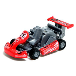 Машина металлическая Картинг, инерция, цвет МИКС - Simaland фото 5