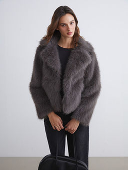 Ceket Yaka Kad?n K?rk Mont