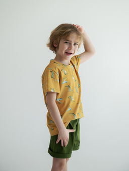 Футболка для мальчика Крокодил, серый - Lesi kids фото 14