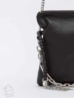 Сумка женская кожаная 6010-2L coffee Polina&Eiterou